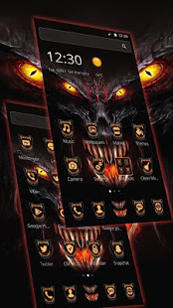 Imagen 1 para Horror Devil Skull Blood …