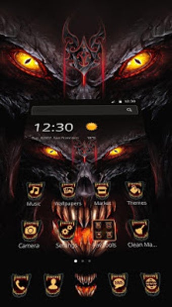 Imagen 3 para Horror Devil Skull Blood …