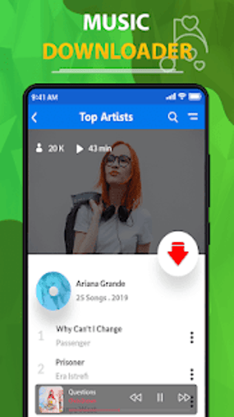 Imagen 1 para MP3 song downloader - Dow…