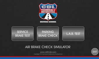 Image 0 for CDL Air Brake Check Simul…
