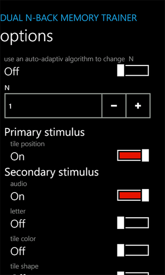 Image 0 for Dual N-Back for Windows 1…