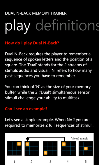 Image 1 for Dual N-Back for Windows 1…