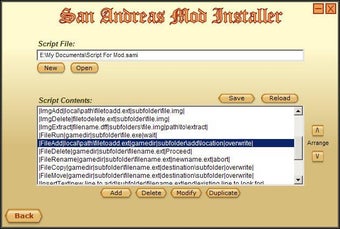 Image 0 for San Andreas Mod Installer