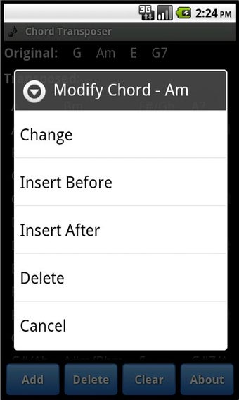 Image 1 for Chord Transposer