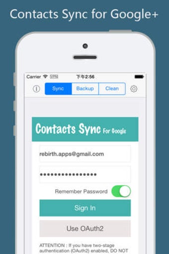 Image 0 for Contacts Sync with Google…