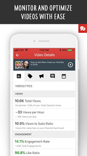 Image 1 for TubeBuddy