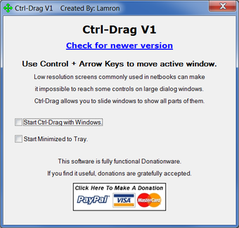 Image 0 for Ctrl-Drag for Netbooks