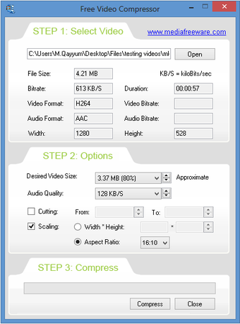 Image 0 for Free Video Compressor