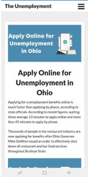 Image 3 for Ohio Unemployment APP