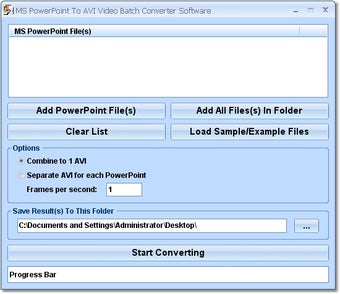 Image 0 for MS PowerPoint To AVI Vide…