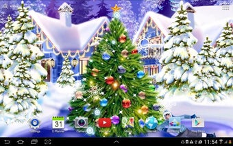 Imagen 1 para Christmas Rink Live Wallp…