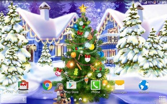 Imagen 2 para Christmas Rink Live Wallp…