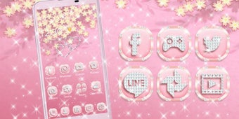 Image 2 for Theme Rose Gold Diamond