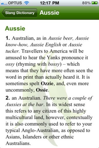 Image 1 for Macquarie Aussie Slang Di…