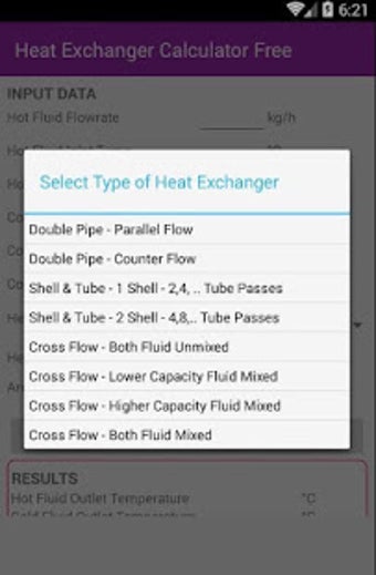 Imagen 0 para Heat Exchanger Calculator…