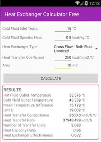 Imagen 1 para Heat Exchanger Calculator…