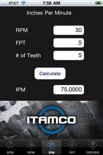 Imagen 0 para Feed Rate Calculator Lite