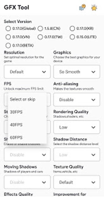 Image 1 for GFX tools pro for pubg (N…