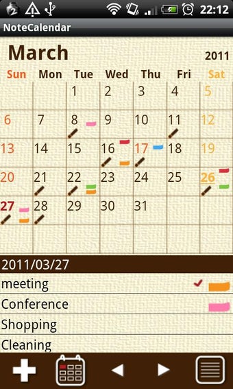 Imagen 1 para NoteCalendar Free