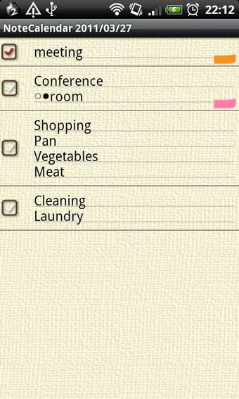 Imagen 1 para NoteCalendar Free
