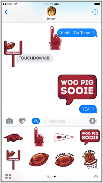 Imagen 0 para Arkansas Razorbacks Stick…