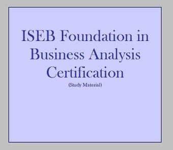 Image 0 for ISEB Business Analysis Fo…