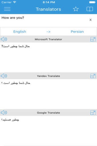 Imagen 0 para Persian Farsi Translator …