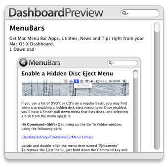 Imagen 0 para DashboardPreview Widget