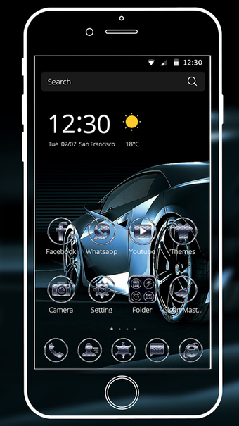 Imagen 1 para Super sports car theme HD