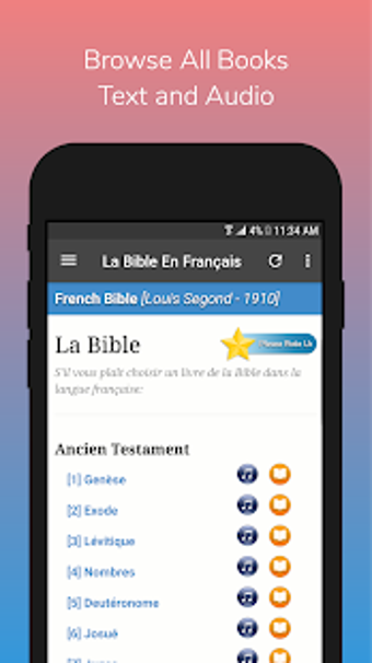 Imagen 0 para French Bible Louis Segond…