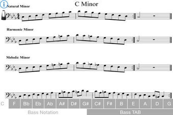 Image 0 for Minor Scales Bass