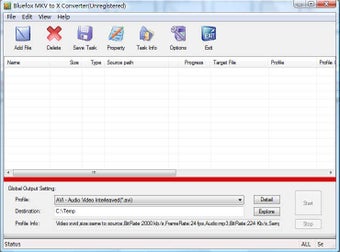 Image 0 for Bluefox MKV to X Converte…