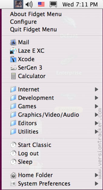 Image 0 for Fidget Menu