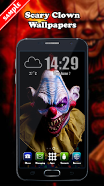 Image 2 for Scary Clown Wallpaper