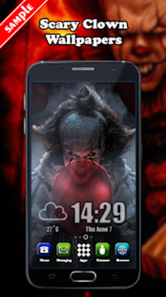 Image 3 for Scary Clown Wallpaper