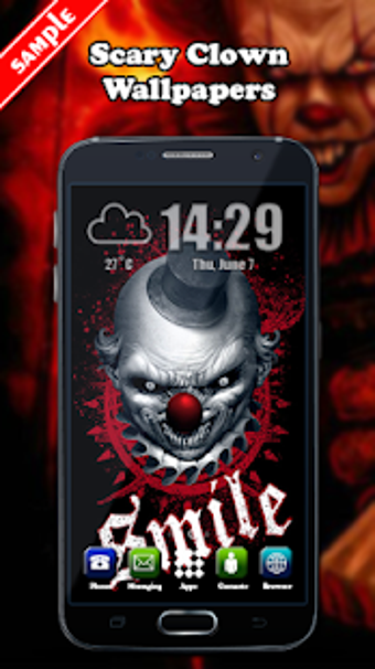 Image 0 for Scary Clown Wallpaper