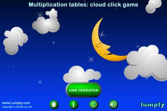 Image 0 for Times table cloud click g…