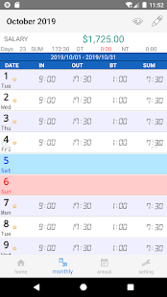 Image 2 for Time card