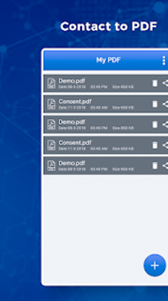 Imagen 3 para Contacts To PDF - Phone C…