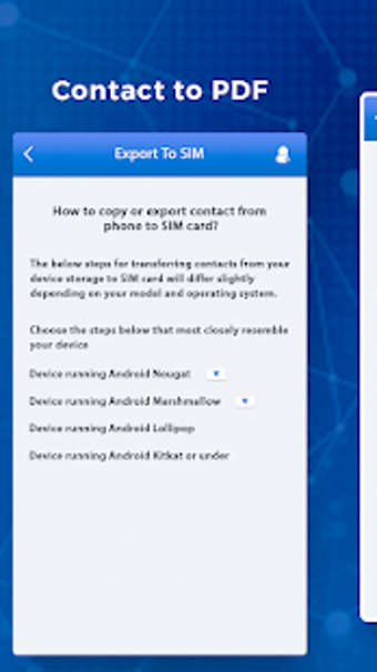 Imagen 1 para Contacts To PDF - Phone C…