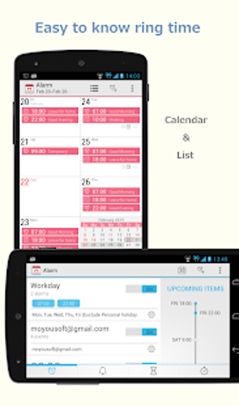 Imagen 1 para Alarm Calendar Plus