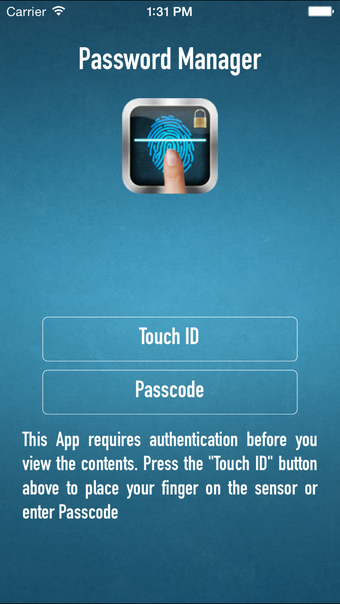 Image 0 for Password Manager - Touch …