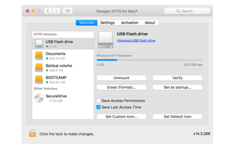 Imagen 1 para Paragon NTFS for Mac