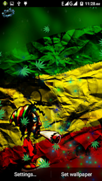 Imagen 2 para Weed Rasta Smoke Wallpape…