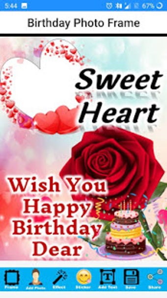 Image 3 for Telugu Birthday Photo Fra…