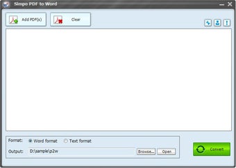 Imagen 0 para Simpo PDF to Word