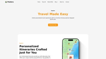 Imagen 0 para Travel AI by Plaidera