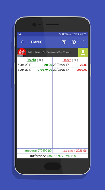 Image 3 for Debit Credit