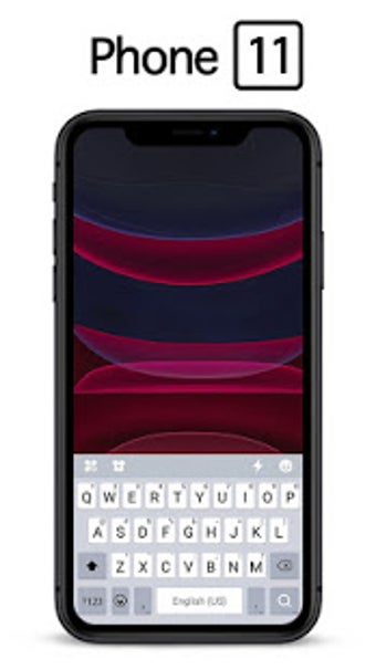 Image 0 for Black Phone 11 Keyboard T…