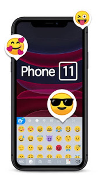 Image 1 for Black Phone 11 Keyboard T…